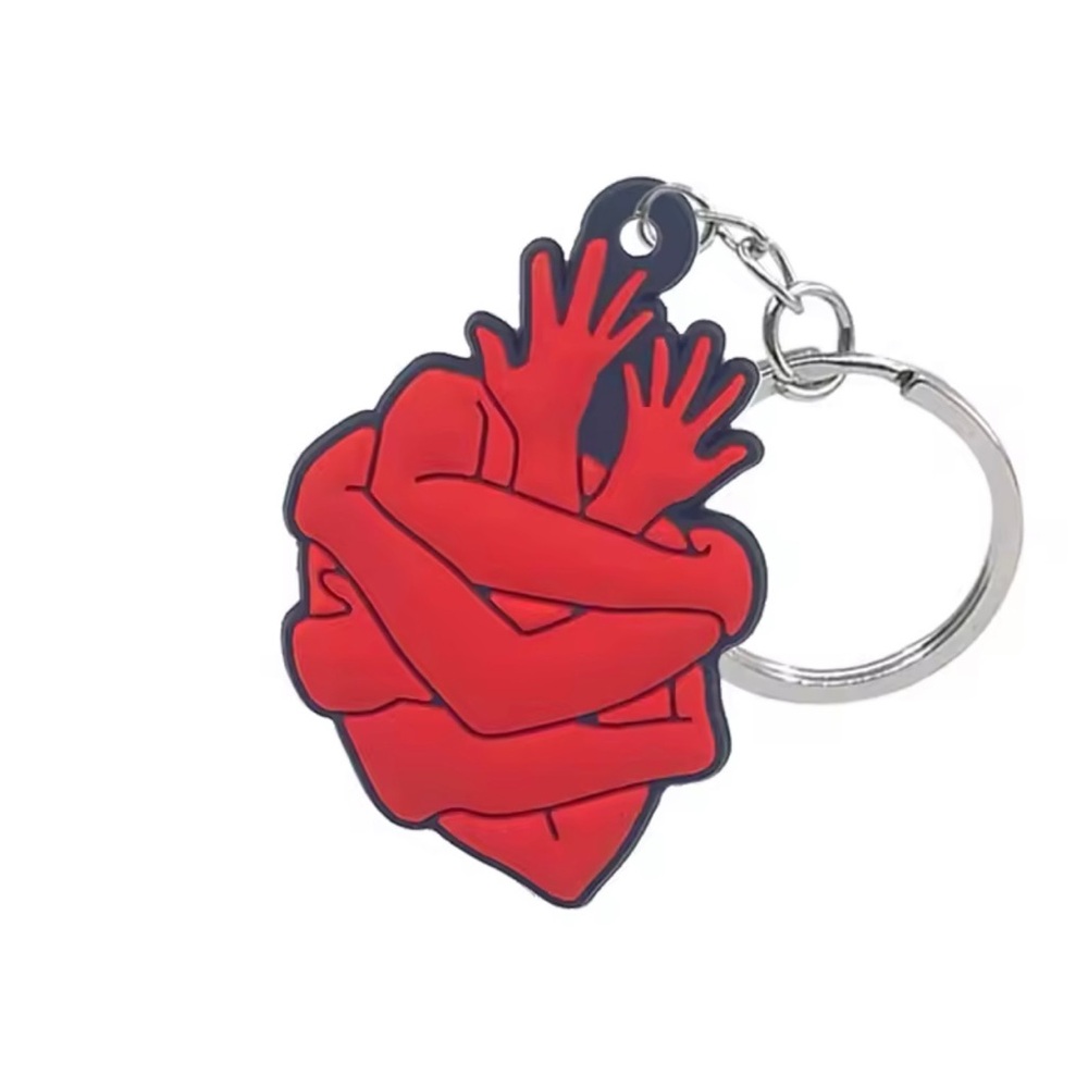 NEW Red Heart Love Lover Keychain Gift